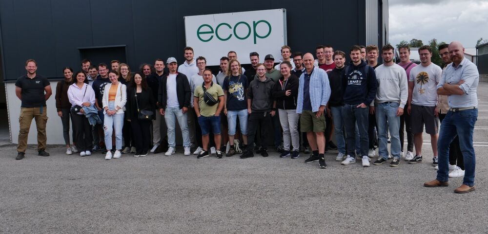 Die HSLU-Gruppe der Gebäudetechnik-Studierenden in der Region Wien. (Fotos: zVg)